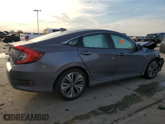 2017 Honda Civic Sedan EX-T with VIN 19XFC1F44HE210928, listed as a Copart auction lot 42848025 with 52,766 mi miles and Salvage Title. Bid and sale history available at carsss.com. Image 3.