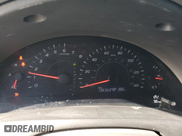 2009 Toyota Camry with VIN 4T1BE46K79U322906, listed as a Copart auction lot 52097395 with 136,363 mi miles and Salvage Title. Bid and sale history available at carsss.com. Image 9.