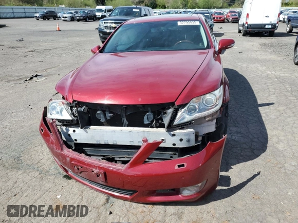 2010 Lexus LS 460 with VIN JTHCL5EF2A5008358, listed as a Copart auction lot 52795035 with 103,223 mi miles and Salvage title. Bid and sale history available at DreamBid. Image 5.