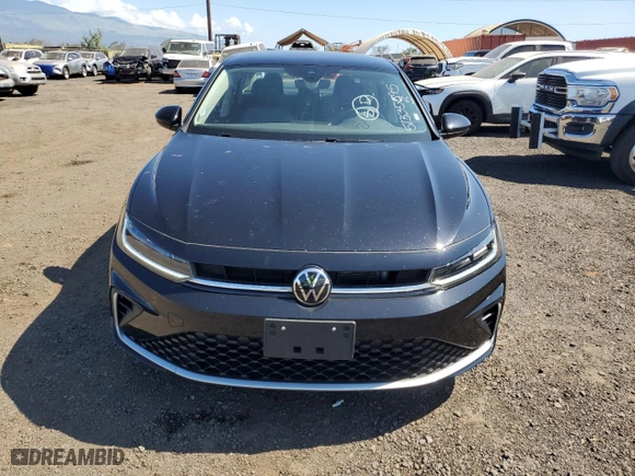 2025 Volkswagen Jetta SE with VIN 3VWEX7BU7SM027333, listed as a Copart auction lot 51335595 with 3,501 mi miles and Clean Title. Bid and sale history available at carsss.com. Image 5.