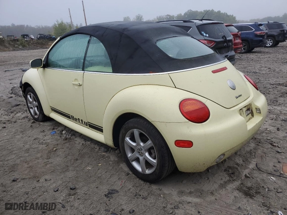 2005 Volkswagen New Beetle Convertible GLS with VIN 3VWCD31Y45M355004, listed as a Copart auction lot 72431264 with 120,534 mi miles and Clean Title. Bid and sale history available at carsss.com. Image 2.