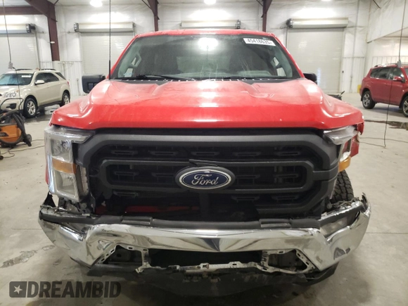 2022 Ford F-150 XL with VIN 1FTMF1CB1NKE26925, listed as a Copart auction lot 45418635 with 0 mi miles and Salvage Title. Bid and sale history available at carsss.com. Image 5.