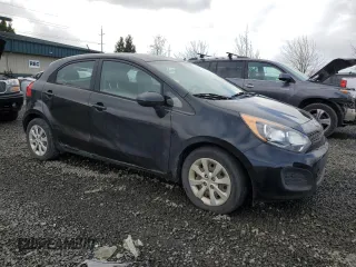 2015 Kia Rio LX with VIN KNADM5A30F6509794, listed as a Copart auction lot 46906075 with 80,546 mi miles and Clean Title. Bid and sale history available at carsss.com. Image 4.