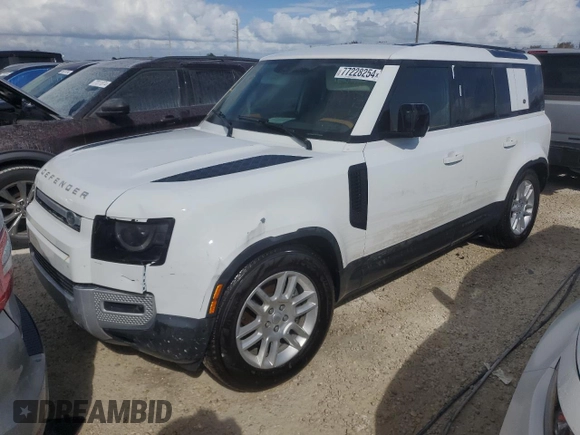 2024 Land Rover Defender S with VIN SALEJ7EX0R2341653, listed as a Copart auction lot 77228254 with Not provided miles and Salvage title. Bid and sale history available at DreamBid. Image 1.