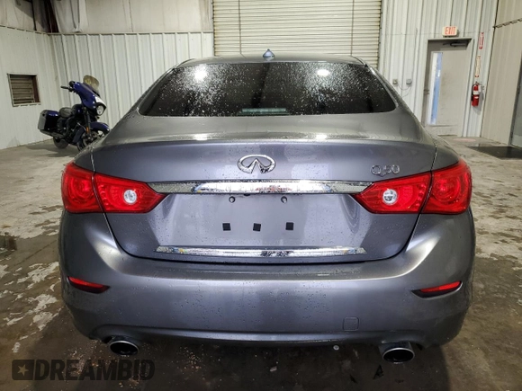 2017 Infiniti Q50 2.0t with VIN JN1CV7AP6HM642569, listed as a Copart auction lot 47852195 with 78,921 mi miles and Salvage Title. Bid and sale history available at carsss.com. Image 6.