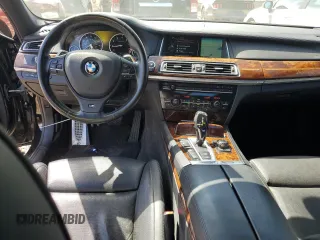 2013 BMW 7 Series 750Li xDrive with VIN WBAYF8C5XDD140544, listed as a Copart auction lot 59360214 with 85,965 mi miles and Salvage title. Bid and sale history available at DreamBid. Image 8.