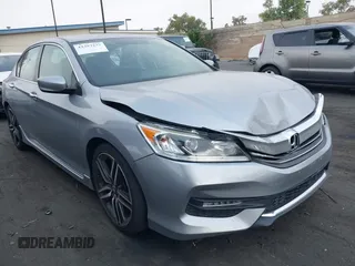 2016 Honda Accord Sport with VIN 1HGCR2F58GA204374, listed as a IAAI auction lot 42397237 with 73,482 mi miles and . Bid and sale history available at DreamBid. Image 1.