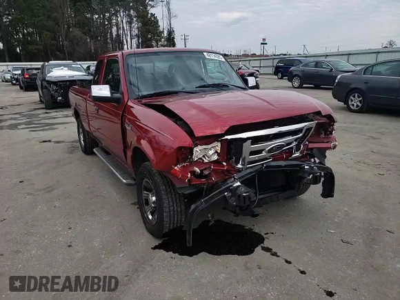 2009 Ford Ranger XLT with VIN 1FTYR44E19PA12488, listed as a Copart auction lot 42114385 with 55,023 mi miles and Salvage Title. Bid and sale history available at carsss.com. Image 10.