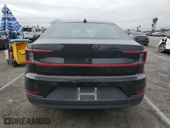 2023 Polestar 2 with VIN YSMED3KAXPL145996, listed as a Copart auction lot 82473604 with 0 mi miles and Clean Title. Bid and sale history available at carsss.com. Image 6.