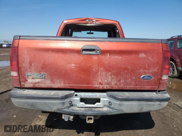 2001 Ford F-250 XL with VIN 1FTNW21F91ED51769, listed as a Copart auction lot 55328095 with 198,162 mi miles and Salvage title. Bid and sale history available at DreamBid. Image 6.
