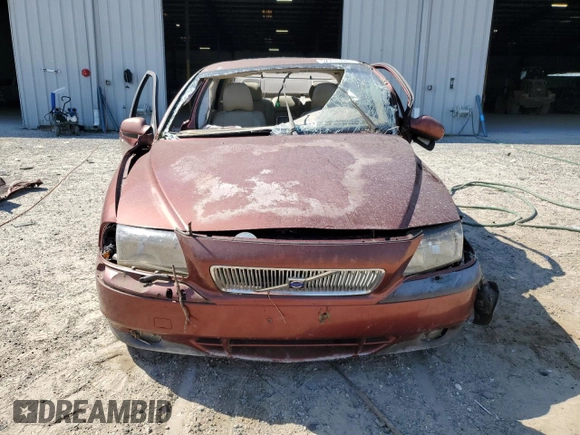 2000 Volvo S80 with VIN YV1TS90D8Y1146368, listed as a Copart auction lot 52715725 with 0 mi miles and Salvage Title. Bid and sale history available at carsss.com. Image 5.