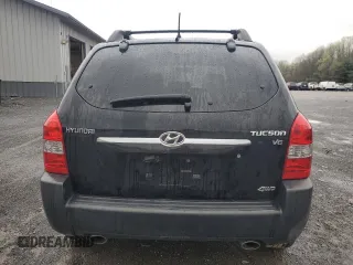 2008 Hyundai Tucson SE with VIN KM8JN72D98U848683, listed as a Copart auction lot 51710895 with 166,801 mi miles and Salvage Title. Bid and sale history available at carsss.com. Image 6.