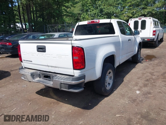 2022 Chevrolet Colorado 2WD Work Truck with VIN 1GCHSBEA7N1234731, listed as a IAAI auction lot 42650104 with 83,073 mi miles and . Bid and sale history available at DreamBid. Image 4.
