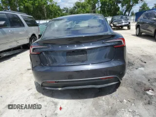 2025 Tesla Model 3 Long Range with VIN 5YJ3E1EAXSF922964, listed as a Copart auction lot 51526785 with Not Provided miles and Salvage Title. Bid and sale history available at DreamBid. Image 10.