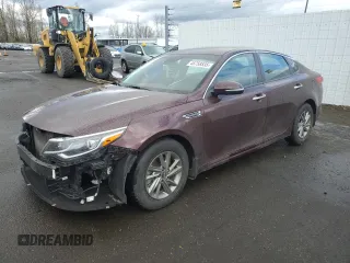 2019 Kia Optima LX with VIN 5XXGT4L39KG308417, listed as a Copart auction lot 45758535 with 33,429 mi miles and Salvage Title. Bid and sale history available at carsss.com. Image 1.