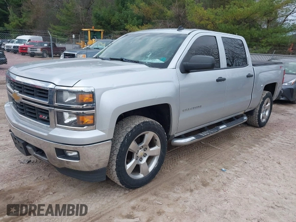 2014 Chevrolet Silverado 1500 LT with VIN 3GCUKREH3EG235137, listed as a IAAI auction lot 42134613 with 191,347 mi miles. Bid and sale history available at carsss.com. Image 2.
