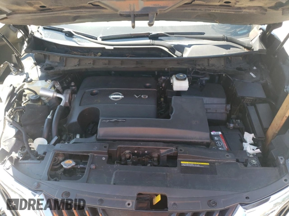 2018 Nissan Murano Platinum with VIN 5N1AZ2MG1JN155413, listed as a Copart auction lot 46956355 with 111,036 mi miles and Salvage Title. Bid and sale history available at carsss.com. Image 14.