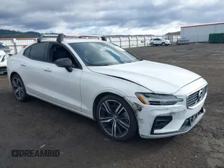 2020 Volvo S60 R-Design with VIN 7JRA22TM4LG060322, listed as a IAAI auction lot 41828850 with 55,120 mi miles. Bid and sale history available at carsss.com. Image 1.