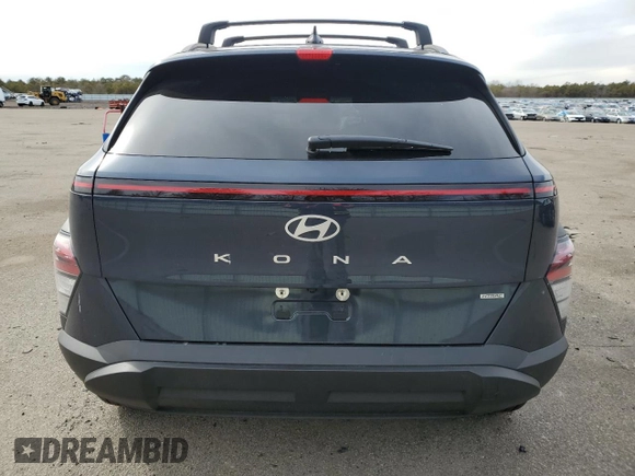 2025 Hyundai Kona SEL Convenience with VIN KM8HCCAB3SU212992, listed as a Copart auction lot 46318485 with 4,050 mi miles and Salvage Title. Bid and sale history available at DreamBid. Image 6.