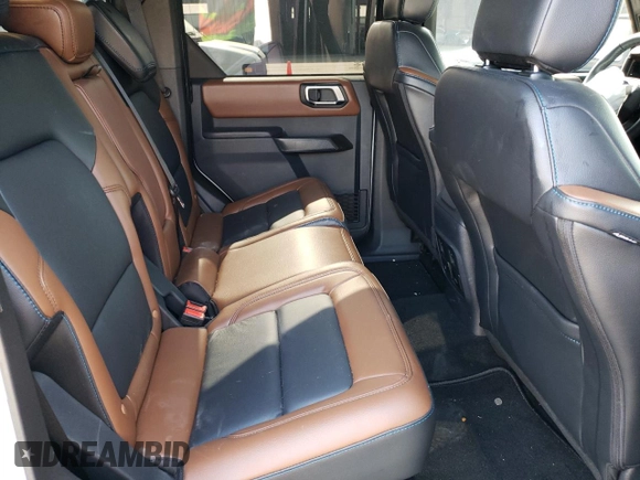 2024 Ford Bronco Outer Banks с VIN 1FMEE8BP8RLA73270, выставлен на аукционе Copart как лот 56790205 с пробегом 8 715 миль миль и Списание • Salvage title. История ставок и продаж доступна на DreamBid. Изображение 11.