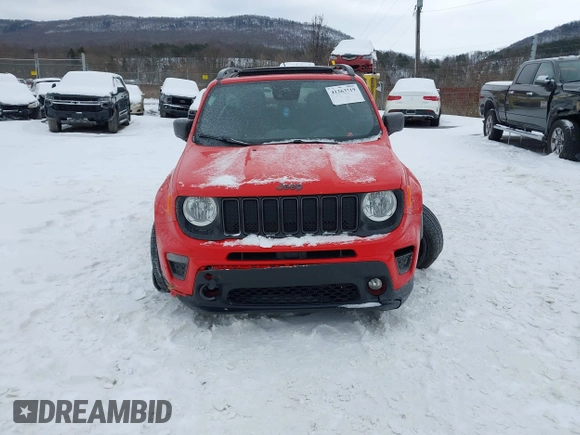 2021 Jeep Renegade Latitude with VIN ZACNJDBBXMPM69912, listed as a IAAI auction lot 41263719 with 48,877 mi miles. Bid and sale history available at carsss.com. Image 6.