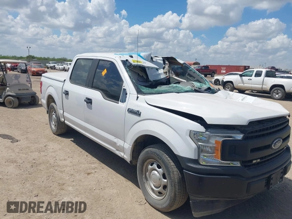 2018 Ford F-150 XL with VIN 1FTEW1C57JKD59689, listed as a IAAI auction lot 40389516 with 108,731 mi miles. Bid and sale history available at carsss.com. Image 1.