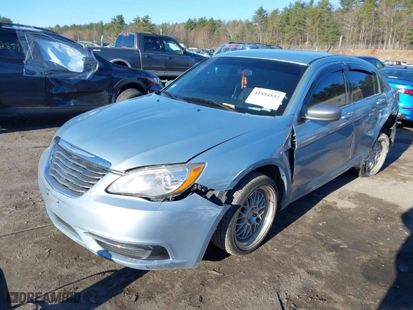 2014 Chrysler 200 LX with VIN 1C3CCBAB4EN146691, listed as a IAAI auction lot 41884532 with NaN miles. Bid and sale history available at carsss.com. Image 2.