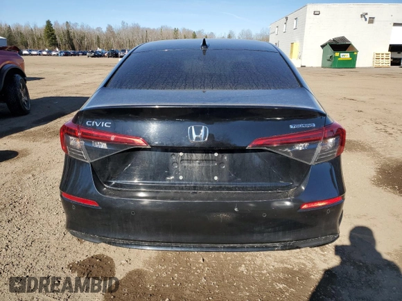 2022 Honda Civic Touring z VIN 2HGFE1F91NH001427, wystawiony jako Copart lot #53155195 z przebiegiem 83 921 mil mil oraz Szkoda całkowita • Salvage title. Historia ofert i sprzedaży dostępna na DreamBid. Obrazek 6.