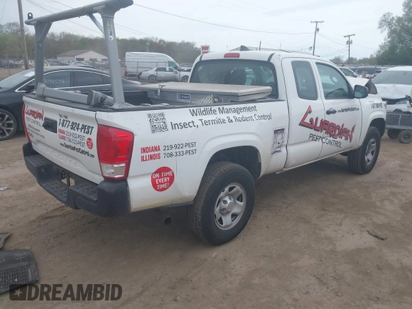 2017 Toyota Tacoma SR with VIN 5TFSX5EN8HX050735, listed as a IAAI auction lot 42156396 with 258,227 mi miles and . Bid and sale history available at DreamBid. Image 4.
