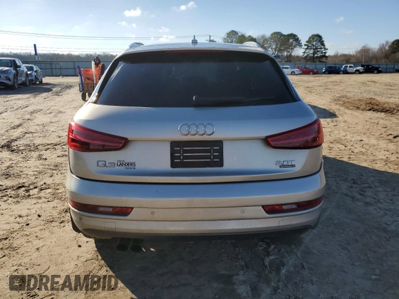 2017 Audi Q3 Premium with VIN WA1ECCFS2HR012689, listed as a Copart auction lot 38382213 with 85,687 mi miles. Bid and sale history available at carsss.com. Image 6.