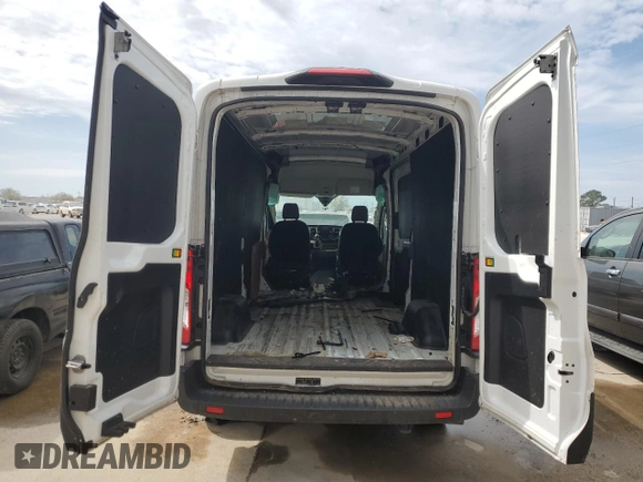 2024 Ford Transit Cargo with VIN 1FTBR1C80RKA15590, listed as a Copart auction lot 47407495 with 28,463 mi miles and Salvage Title. Bid and sale history available at DreamBid. Image 6.