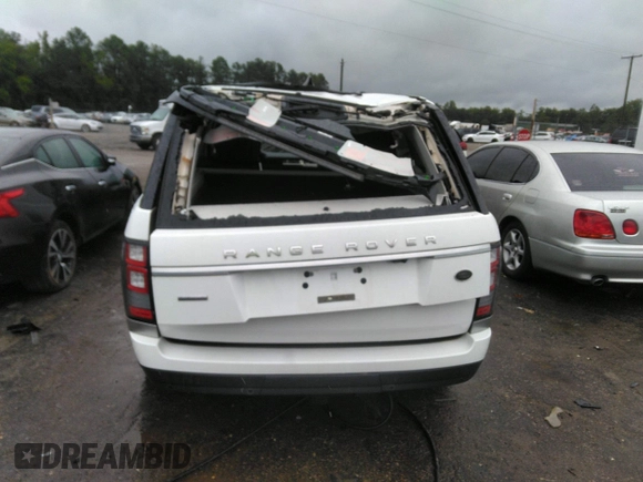 2017 Land Rover Range Rover Autobiography with VIN SALGV2FE0HA329973, listed as a IAAI auction lot 42619741 with 50,691 mi miles and . Bid and sale history available at DreamBid. Image 16.