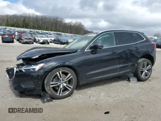2019 Volvo XC60 Momentum with VIN LYVA22RK3KB215201, listed as a Copart auction lot 52160345 with 52,157 mi miles and Salvage title. Bid and sale history available at DreamBid. Image 1.