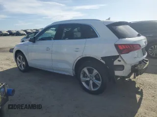 2020 Audi Q5 Premium with VIN WA1ANAFYXL2034037, listed as a Copart auction lot 63627825 with 33,874 mi miles and Salvage title. Bid and sale history available at DreamBid. Image 2.
