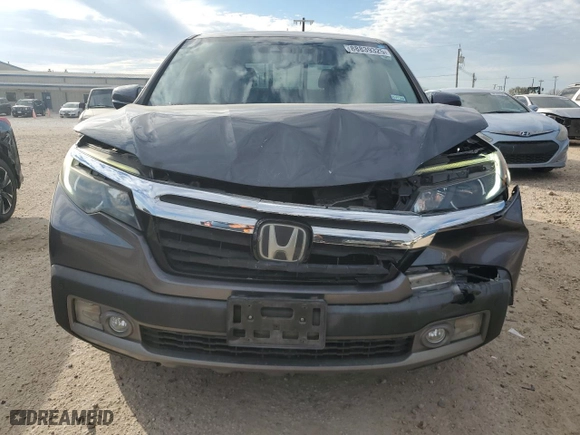 2017 Honda Ridgeline RTL-E with VIN 5FPYK3F79HB022036, listed as a Copart auction lot 88839325 with 57,851 mi miles and Salvage Title. Bid and sale history available at carsss.com. Image 5.