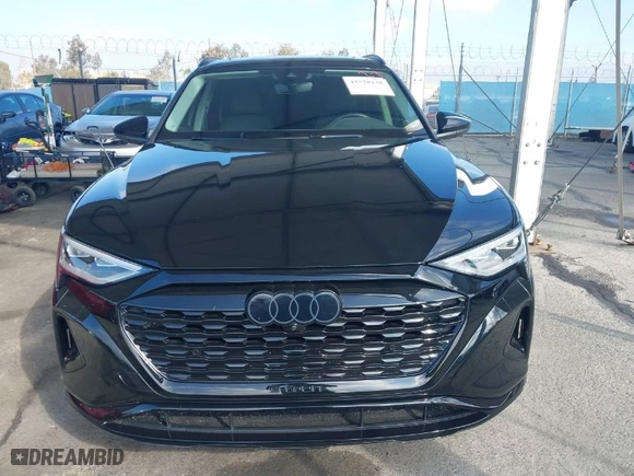 2024 Audi Q8 e-tron Premium Plus with VIN WA15AAGE3RB049957, listed as a IAAI auction lot 41528138 with NaN miles. Bid and sale history available at carsss.com. Image 12.