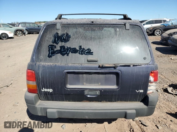 1997 Jeep Grand Cherokee Laredo with VIN 1J4GZ58YXVC651003, listed as a Copart auction lot 78621814 with 0 mi miles and Salvage Title. Bid and sale history available at carsss.com. Image 12.