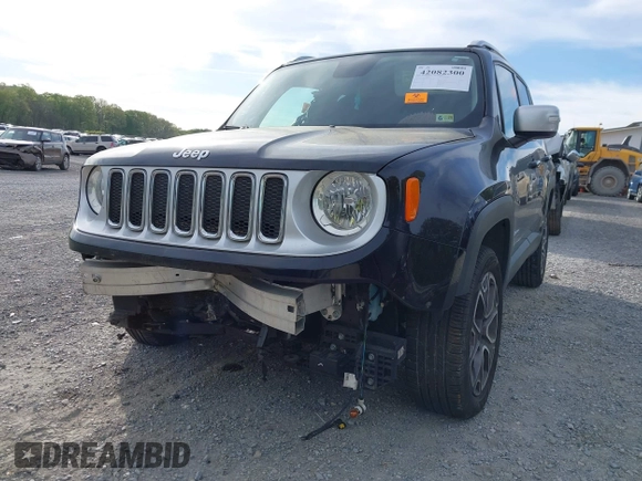 2017 Jeep Renegade Limited z VIN ZACCJBDB1HPE51333, wystawiony jako IAAI lot #42082300 z przebiegiem 91 615 mil mil oraz . Historia ofert i sprzedaży dostępna na DreamBid. Obrazek 6.