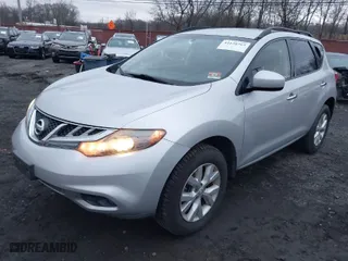 2013 Nissan Murano SL with VIN JN8AZ1MW1DW321888, listed as a IAAI auction lot 41138265 with 75,701 mi miles. Bid and sale history available at carsss.com. Image 2.