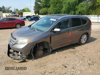2012 Honda CR-V EX-L with VIN 5J6RM4H7XCL028504, listed as a Copart auction lot 57231965 with 182,985 mi miles and Salvage title. Bid and sale history available at DreamBid. Image 1.