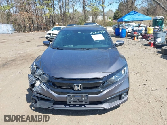 2019 Honda Civic Sport with VIN 19XFC2F88KE208342, listed as a IAAI auction lot 42062837 with 46,475 mi miles and . Bid and sale history available at DreamBid. Image 12.