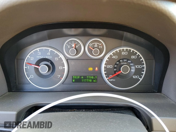 2007 Ford Fusion SEL with VIN 3FAHP02117R188242, listed as a Copart auction lot 47049955 with 117,798 mi miles and Salvage Title. Bid and sale history available at carsss.com. Image 9.