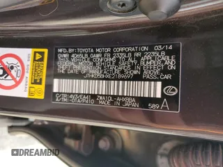 2014 Lexus CT 200h z VIN JTHKD5BHXE2189697, wystawiony jako Copart lot #44744155 z przebiegiem 170 555 mil mil oraz Szkoda całkowita • Salvage title. Historia ofert i sprzedaży dostępna na DreamBid. Obrazek 15.