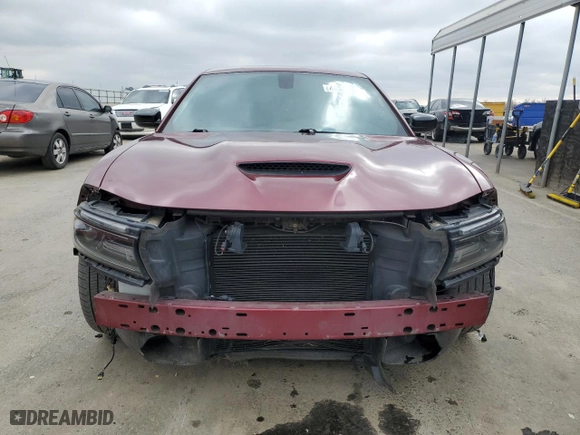 2019 Dodge Charger R/T with VIN 2C3CDXCT8KH652755, listed as a Copart auction lot 46363375 with 66,104 mi miles and Salvage Title. Bid and sale history available at carsss.com. Image 5.