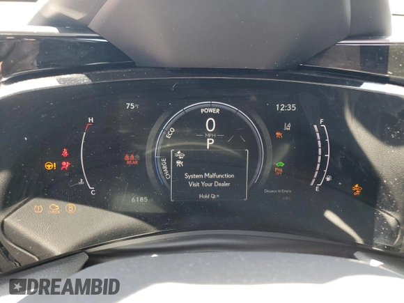 2025 Lexus NX 350h Luxury z VIN 2T2HKCEZ3SC032645, wystawiony jako Copart lot #62222545 z przebiegiem 6 185 mil mil oraz Szkoda całkowita • Salvage title. Historia ofert i sprzedaży dostępna na DreamBid. Obrazek 9.