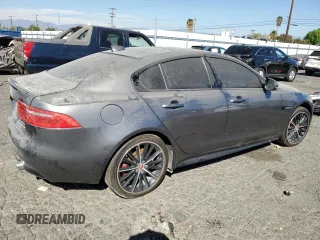 2018 Jaguar XE with VIN SAJAM4FV0JCP19219, listed as a Copart auction lot 77487624 with 44,200 mi miles and Salvage Title. Bid and sale history available at DreamBid. Image 3.