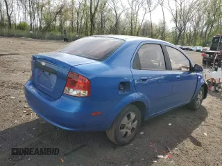 2006 Chevrolet Aveo LS with VIN KL1TD56696B575499, listed as a Copart auction lot 54780455 with 125,167 mi miles and Salvage title. Bid and sale history available at DreamBid. Image 3.