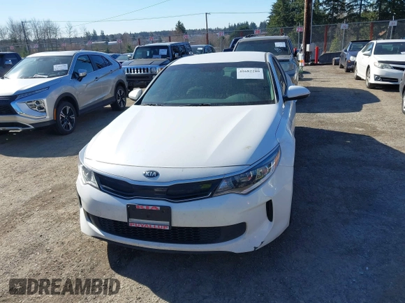 2017 Kia Optima with VIN KNAGT4LE9H5012924, listed as a IAAI auction lot 41682280 with 104,820 mi miles and . Bid and sale history available at DreamBid. Image 12.