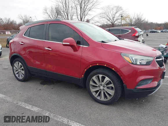 2018 Buick Encore Preferred with VIN KL4CJASB3JB663691, listed as a IAAI auction lot 40975581 with 136,624 mi miles and . Bid and sale history available at DreamBid. Image 17.