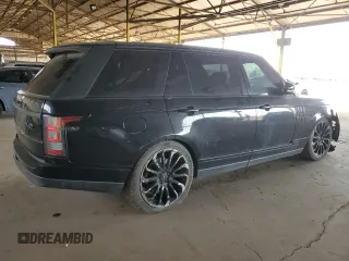 2014 Land Rover Range Rover Supercharged with VIN SALGS3TF1EA190301, listed as a Copart auction lot 55498995 with Not provided miles and Clean title. Bid and sale history available at DreamBid. Image 3.
